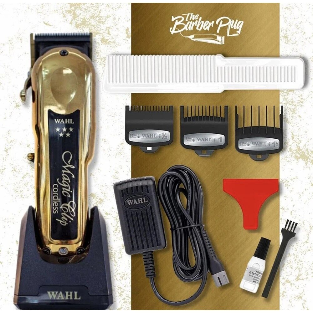 Wahl Cordless Magic ClipGold Edition with a Charge Stand - Edy Barber Store™️